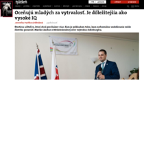 Vytrvalosť je dôležitejšia ako vysoké IQ, píše o nás časopis .týždeň