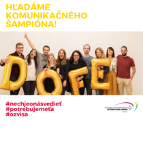 Hľadáme nášho komunikačného šampióna!