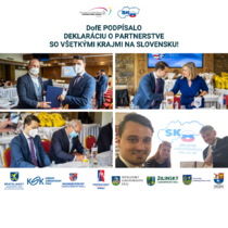 DofE podpísalo deklaráciu o partnerstve so všetkými krajmi na Slovensku!